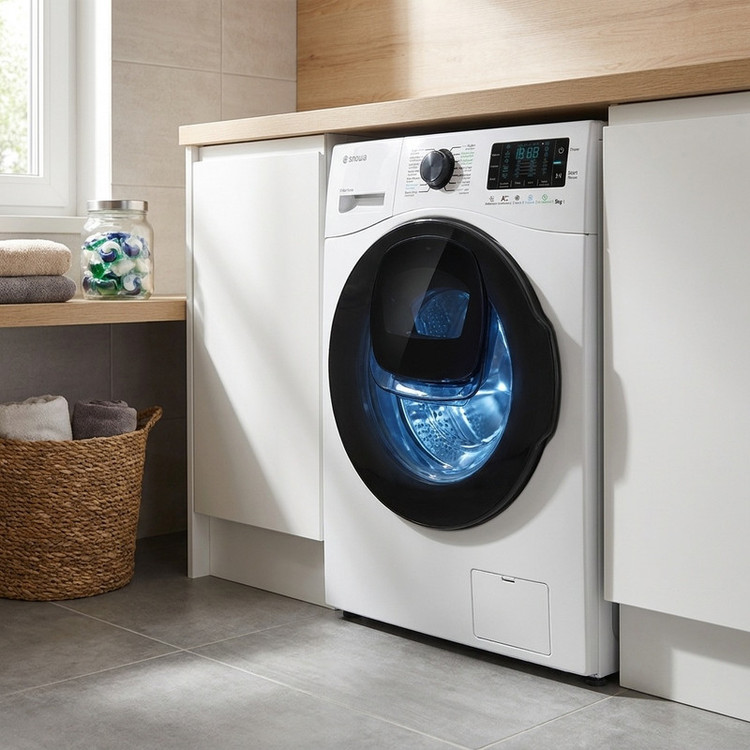 محصول نمونه تستی ماشین لباسشویی 9 کیلوگرم اتوماتیک اسنوا مدل SWM-F92W