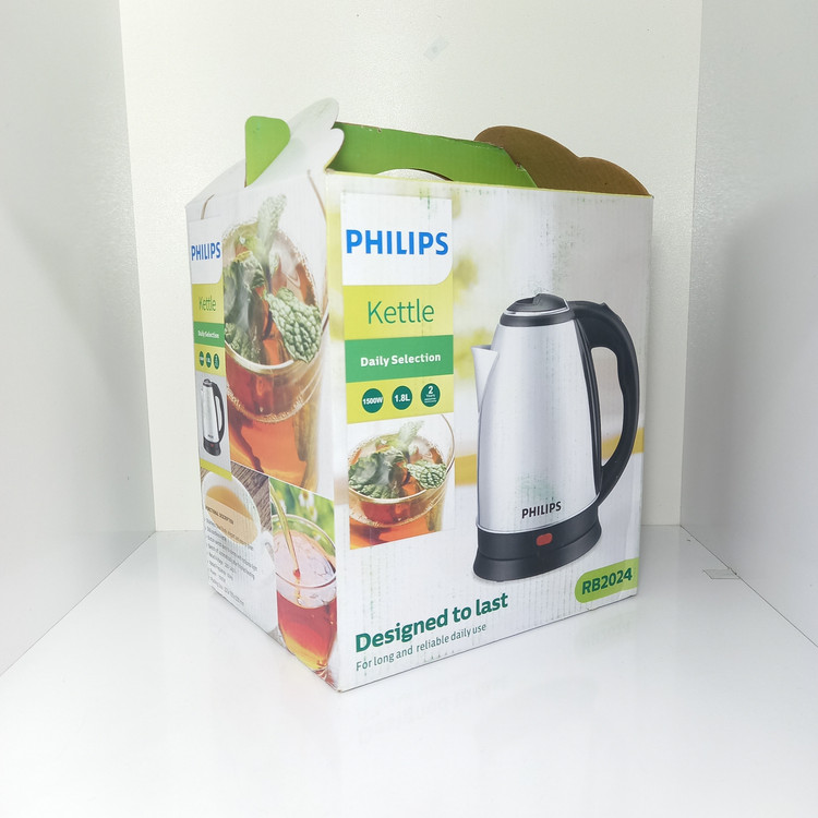 محصول نمونه تستی کتری برقی فیلیپس PHILIPS اصلی 1500 وات وارداتی استیل،کتر برقی استیل،کتری استیل فیلیپس،چای ساز برقی فیلیپس،پس کرایه